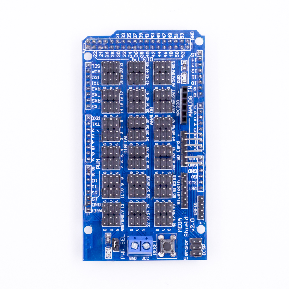 Плата расширения Mega Sensor Shield V2.0 для Arduino MEGA 2560 R3